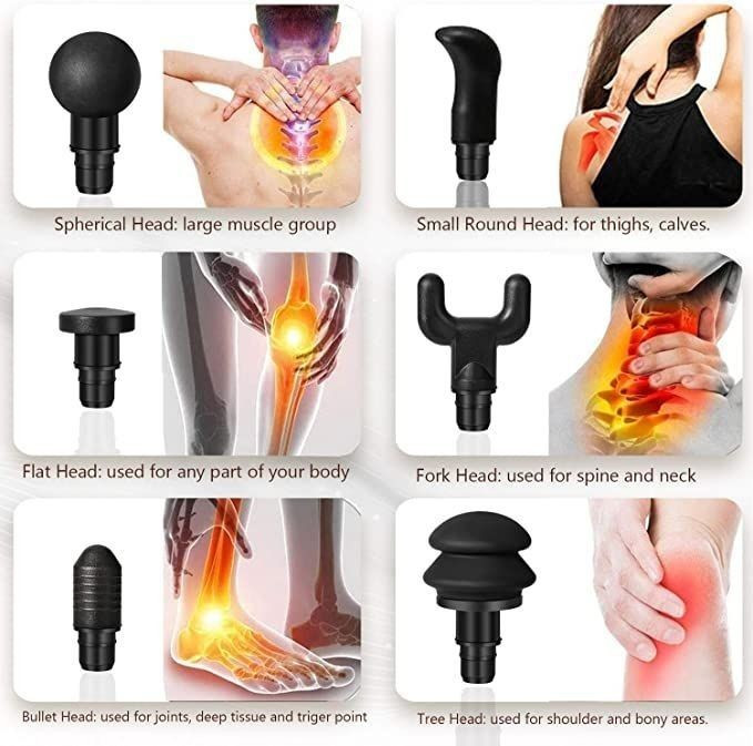 ماساژور تفنگی شارژی گان MASSAGE GUN 620