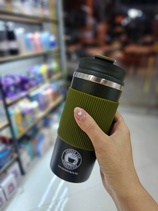 تراول ماگ دورسیلیکونی استیل 316 اصلی حجم 500میل