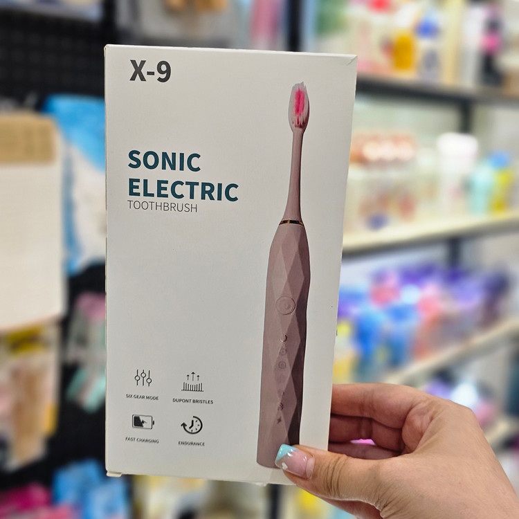 مسواک برقی شارژی ۶ حالته X-9 SONIC ELECTRIC