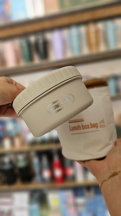 لانچ باکس ۲ عددی کیف دار برند LUNCH BOX