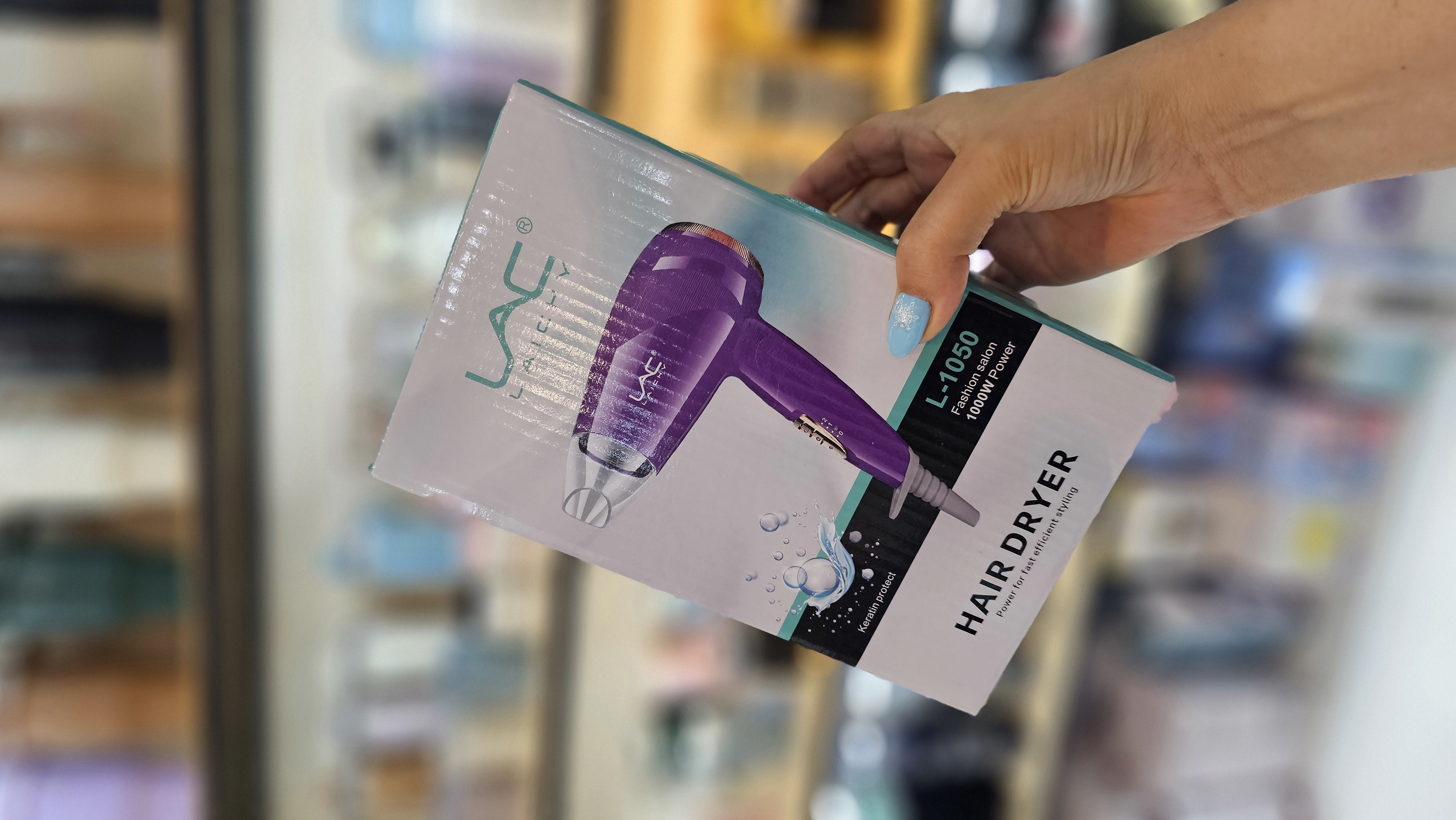 سشوار مسافرتی لایچی مدل L1050 توان ۱۰۰۰ وات تاشو