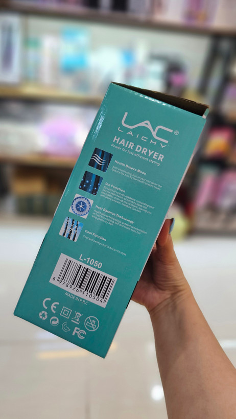 سشوار مسافرتی لایچی مدل L1050 توان ۱۰۰۰ وات تاشو