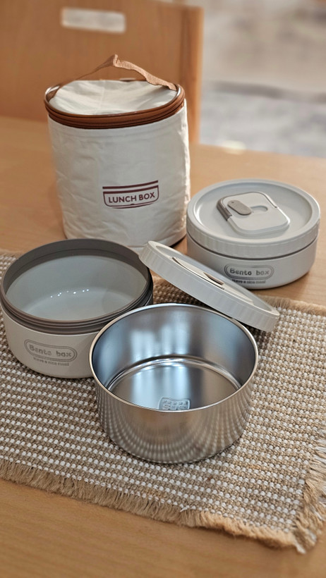 لانچ باکس۲ طبقه کیف دار سایز بزرگ BENTOBOX