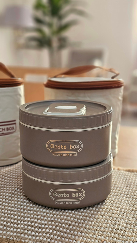 لانچ باکس۲ طبقه کیف دار سایز بزرگ BENTOBOX