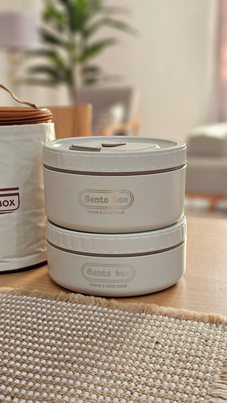لانچ باکس۲ طبقه کیف دار سایز بزرگ BENTOBOX